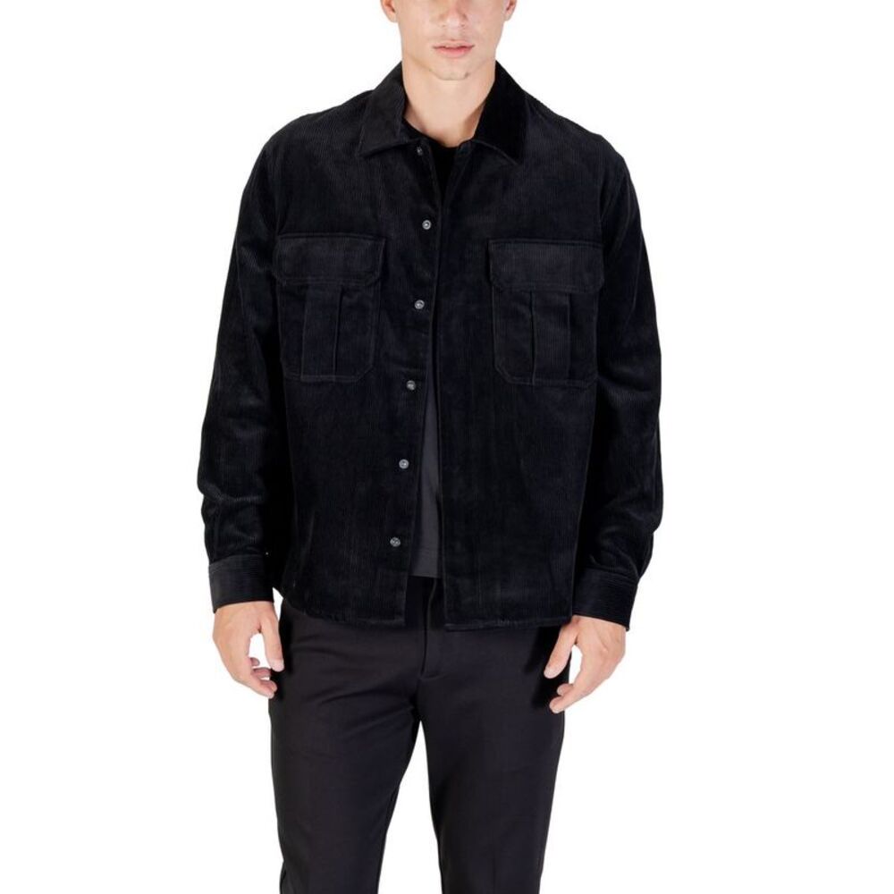 Antony Morato Black Cotton Men's Shirt